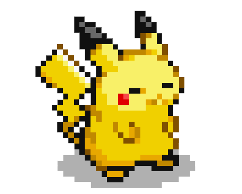 pikachu pixel